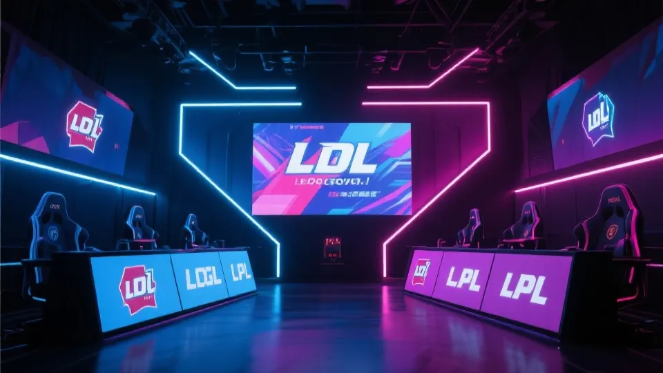 LPL赛事直播画面